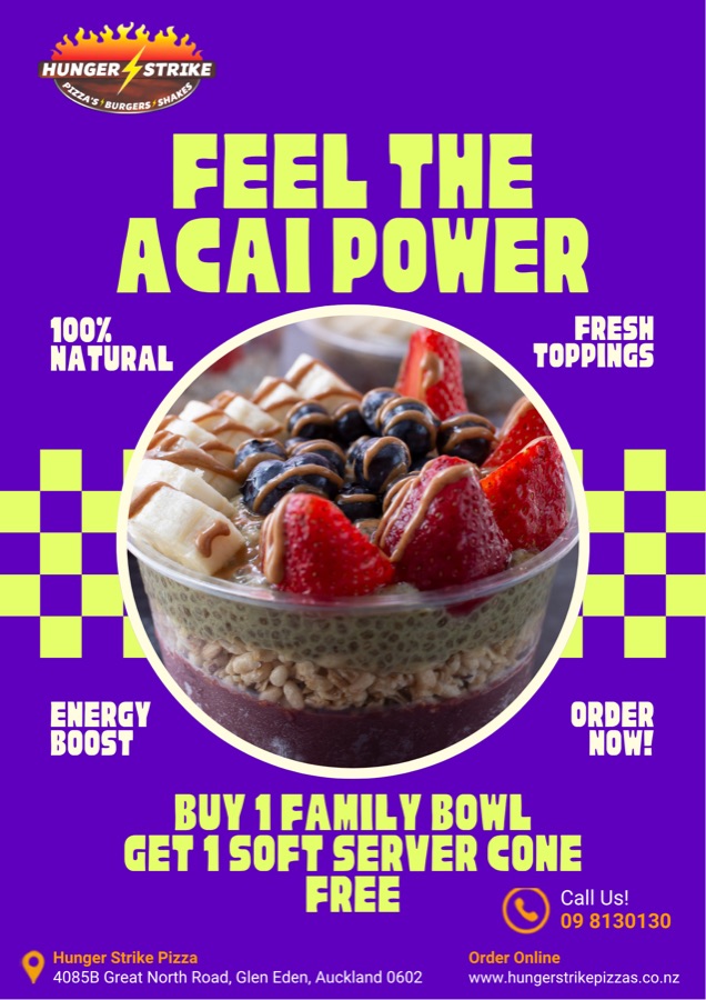 Acai offer family bowl